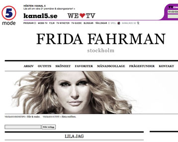 Kanal5 - Frida Fahrman